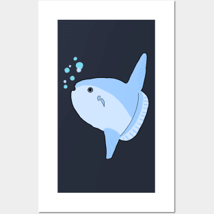 Cute Moonfish Posters and Art